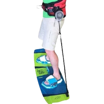 Le Leash de planche en kitesurf / Leash enrouleur planche de kite