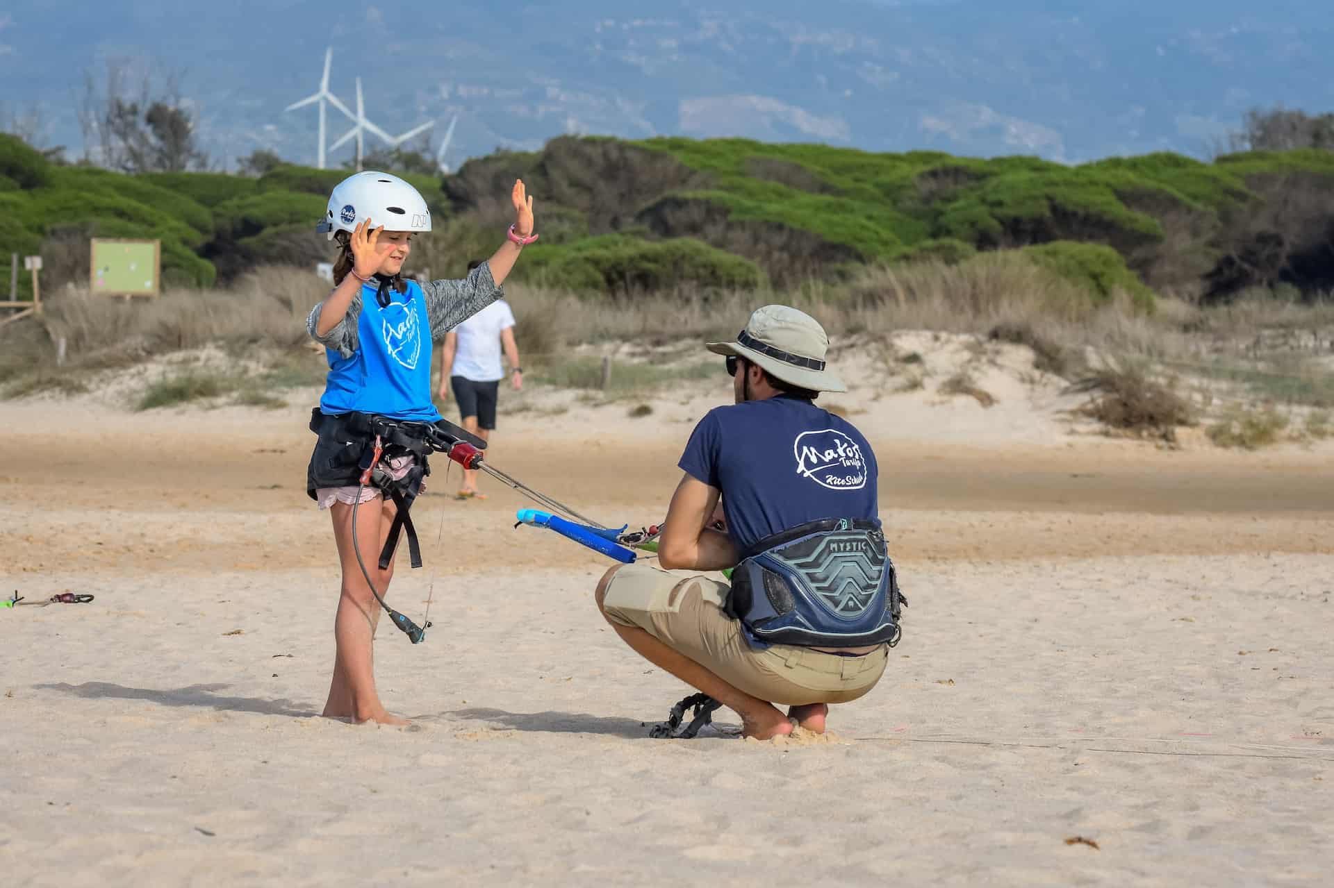 cours de kitesurf enfant tarifa