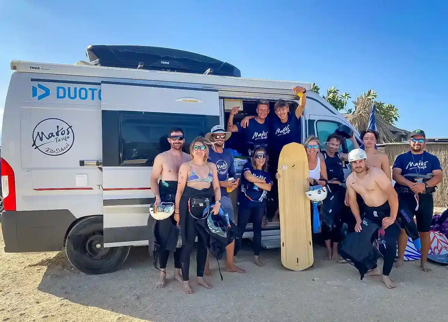 école de kite à Tarifa mobile être sur le bon spot au bon moment