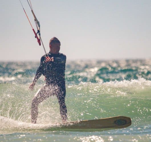 Kitesurfing Tiki board