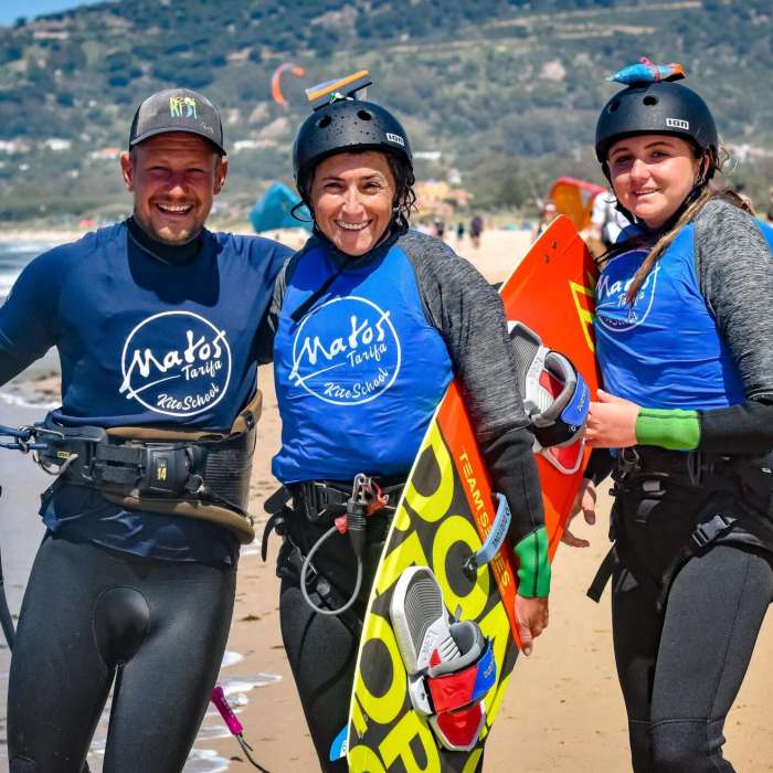 école de kitesurf à Tarfia Matos