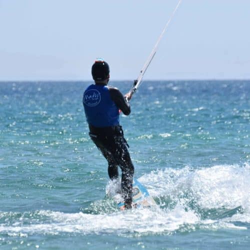 waterstart en kitesurf