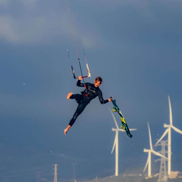 Springen No foot Kitesurf