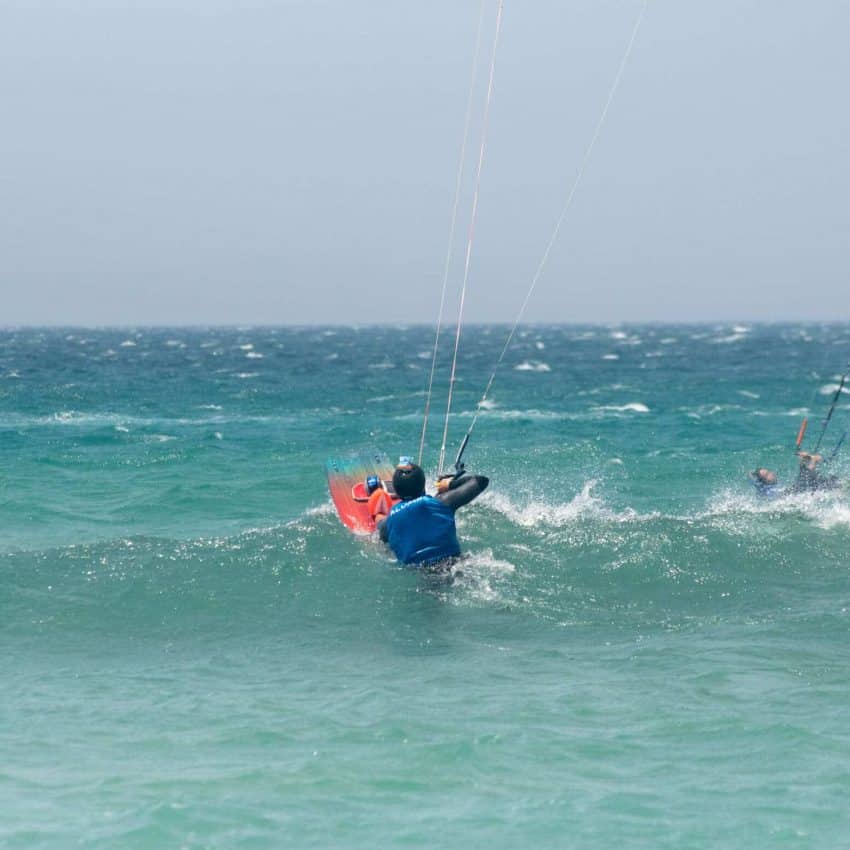 body-drag en kitesurf