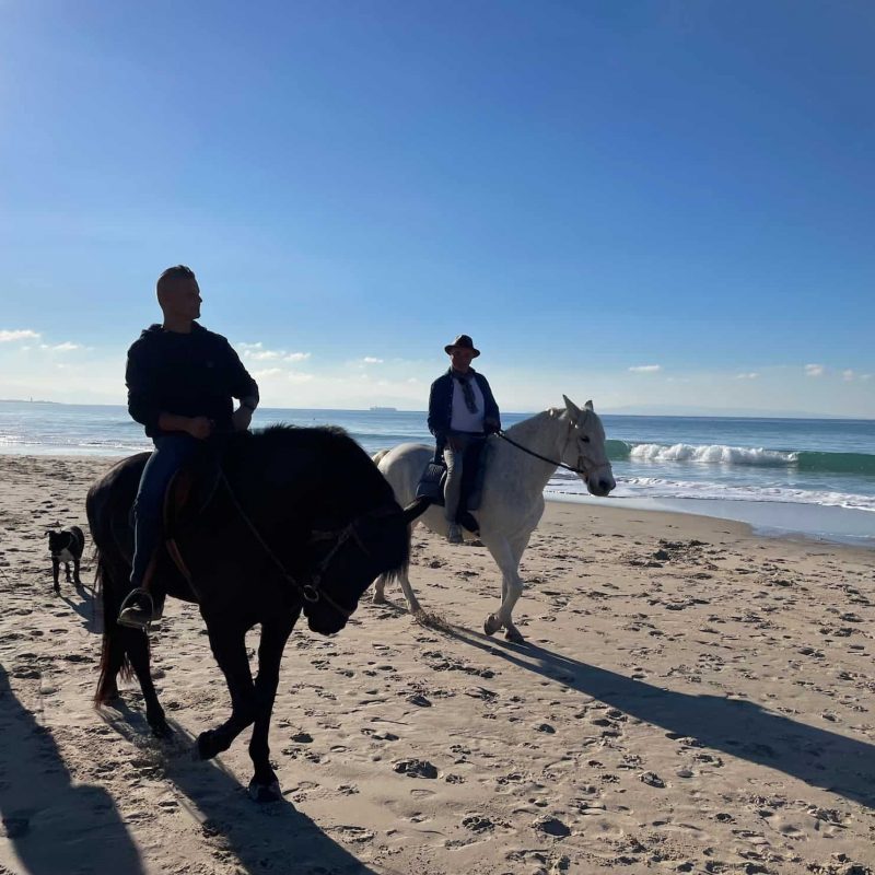 Paardrijden op het strand van Tarifa
