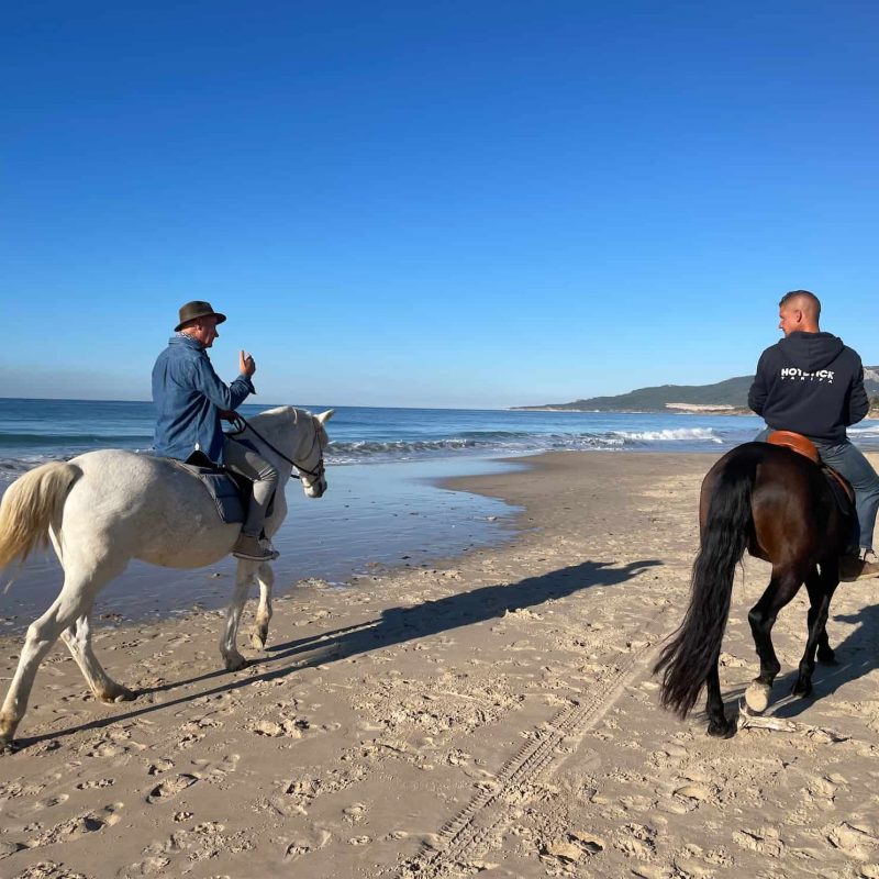 Paardrijden op het strand van Tarifa