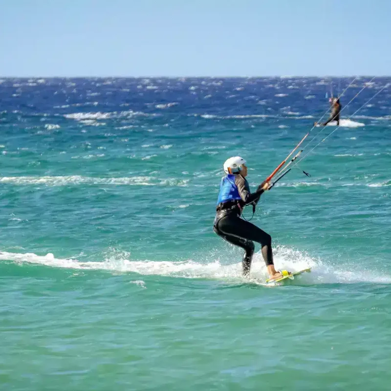 Intermediate kitesurfcursus / de kitesurf waterstart
